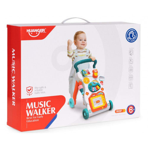 Trotteur multifonction pour bébé avec musique et lumières